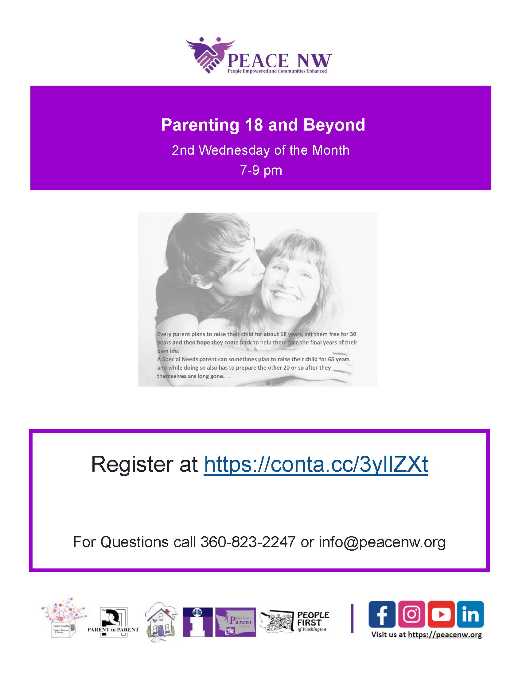 Parenting 18 and Beyond Flyer
